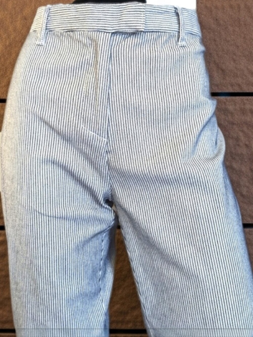 90s Y2K Kathy Ireland Pinstripe Crop Pants